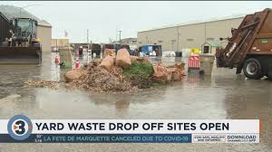 yard waste drop off sites now open for