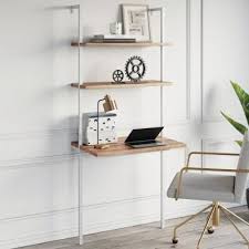 wall mount ladder writing desk table