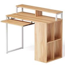 Retangular Maple Wood Computer Desk