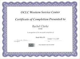 Template Certificate Of Ojt Completion Template
