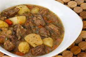 homemade beef stew with beef shanks