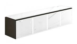 Espresso Wall Mounted Storage With