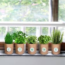 Herb Pot Holders X 5 Eco Friendly Jute