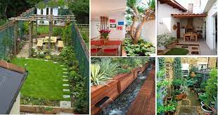 narrow and long outdoor spaces genmice