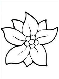 Flower Outlines For Coloring Flower Printable Coloring Pages For