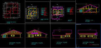 wooden house 143 msq autocad file free