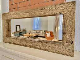 Reclaimed Wood Wall Rustic Mirror For