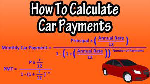 how to calculate monthly car payments