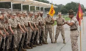 marine drill instructors hide at boot c