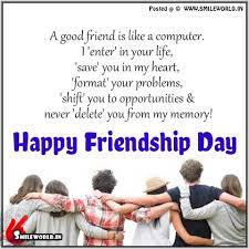 Jun 08, 2021 · national best friend day is celebrated on june 8 in the united states. Happy Friendship Day Dear Smileworld