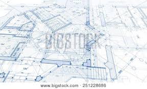 Architecture Design Blueprint Plan Illustration Of A Plan Modern