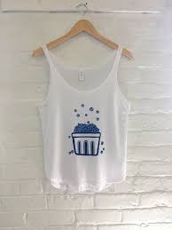 Blueberry Shirt Foodie Tee Screen Printed T Shirt Tank