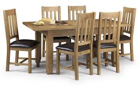 Tori Solid Oak Dining Chairs With Brown