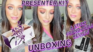 younique starter kit unboxing stick
