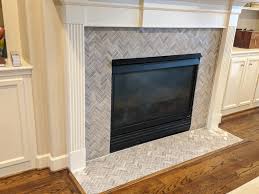 fastest what tile for fireplace surround
