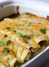 easy creamy verde en enchiladas