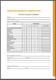 cleaning inspection checklist 5