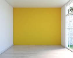 decorate a room with yellow walls