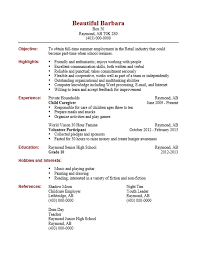 Resume 101 Linear Combined And Targeted Examples 5th On