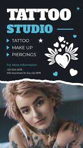 tattoo and makeup services in studio