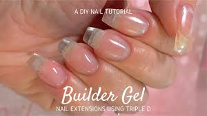 how to use builder gel under dip powder