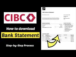 your e statement from cibc