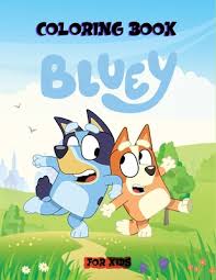 Bluey is an australian animated television series for children created by joe brumm, produced by ludo studio, and broadcast since october 1, 2018 on abc kids. Bluey Coloring Book For Kids Bluey Coloring Book Paperback River Bend Bookshop Llc