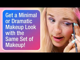 minimal makeup look a dramatic look