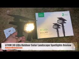 Litom 30 Leds Outdoor Solar Landscape