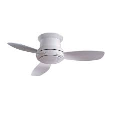Buy products such as hunter 42 low profile antique pewter ceiling fan with pull chain at walmart and save. Minka Aire Concept Ii White 44 Inch Flush Led Ceiling Fan F518l Wh Bellacor