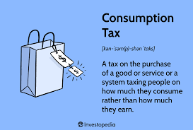 consumption tax definition types vs