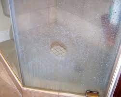 how to clean glass shower doors the