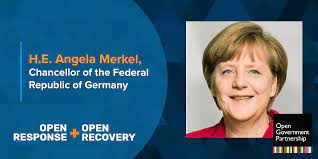 Latest angela merkel news as she forms a german coalition government plus her stance on trump, macron, putin and the eu, and more on her cdu party. German Chancellor Angela Merkel Addresses The Ogp Virtual Leaders Summit