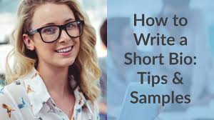 how to write a short bio with flair