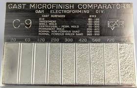 C9 Casting Micro Finish Surface Comparator