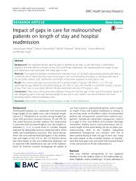Pdf Impact Of Gaps In Care For Malnourished Patients On