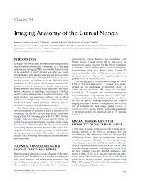 Pdf Imaging Anatomy Of The Cranial Nerves