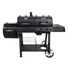 charcoal grill combo with smoker