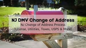 nj dmv change of address guide to