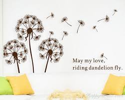 Dandelion Wall Decal With Quotes Vinyl