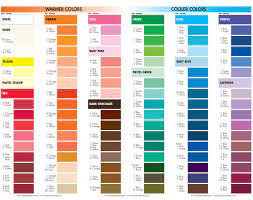 satin ice colour mixing chart