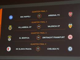 League, teams and player statistics. Europa League Quarter Final Draw Arsenal Handed Napoli Test As It Happened Football The Guardian