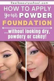 how to apply powder foundation like a