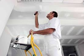 how to paint a ceiling by roller