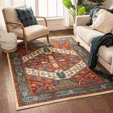 medallion persian area rug in the rugs