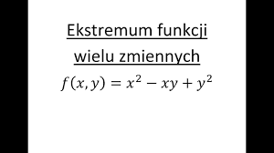 Ekstrema Funkcji Dwóch Zmiennych Kalkulator - Ekstremum funkcji dwóch zmiennych cz.1 Zadanie z rozwiązaniem - YouTube