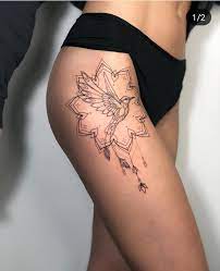 Tatouage oiseau cuisse | Dessins de tatouage de la cuisse, Tatouage,  Tatouage hanche