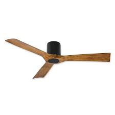 Black modern style indoor outdoor ceiling fan with light and remote wood ceiling fans. Modern Forms Aviator Flush Mounted Fh W1811 54 54 Led Outdoor Ceiling Fan