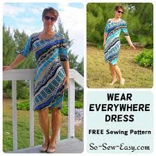 easy dress pattern free wear