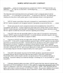 Artist Terms And Conditions Template Artist Terms And Conditions